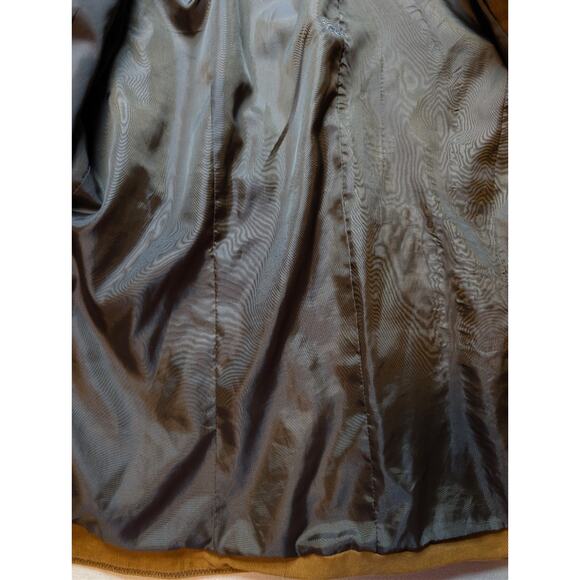 Retro Earthcore Corduroy Stitching Pockets Blazer Leaf Button Jacket Size 16 (M) - Picture 9 of 10